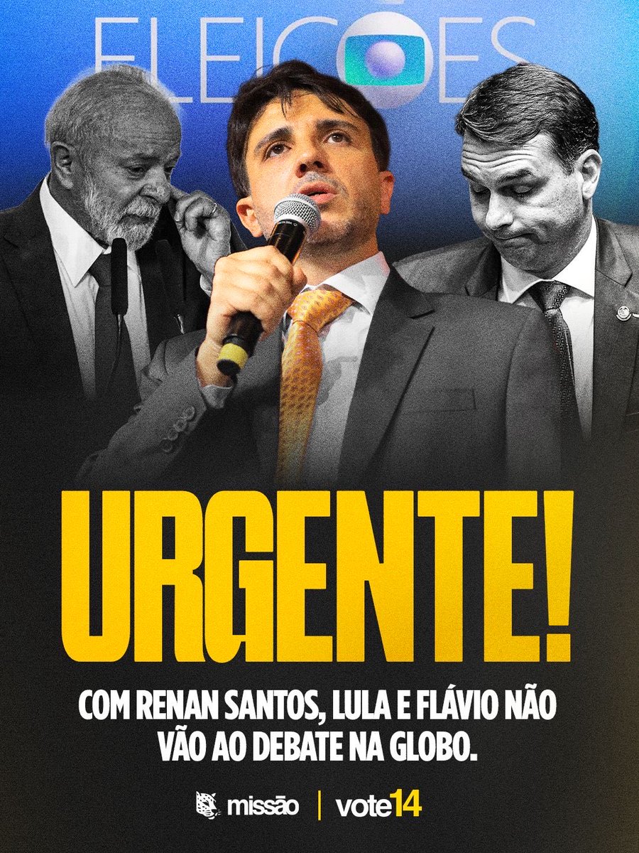 PartidoMissao's tweet photo. ARREGARAM!!

#RenanNaGlobo https://t.co/HZVKEqk2Sr