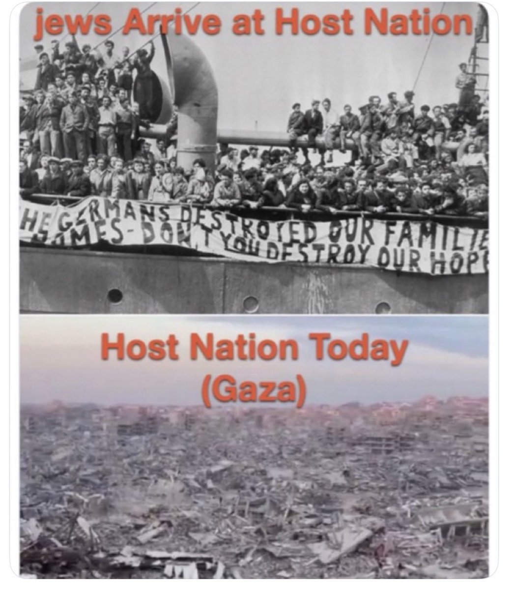 SashaAloha1969's tweet photo. @kiwis4hemp The banner reads “GERMANS DESTROYED OUR FAMILIES HOMES
DON’T YOU DESTROY OUR HOPE” https://t.co/D2G4YDiZuI