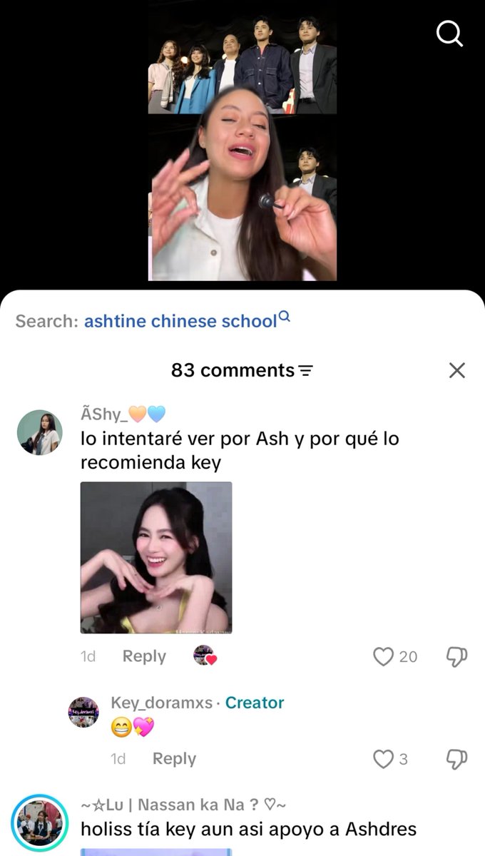 jonieanism3's tweet photo. Daming fans ni Ashtine sa Latin America, the girl in the video was from Ecuador. #FightForMyWayPH Big Success🙏🏻🤞✨️

(kulang pa ito) https://t.co/S9tEc3CVMW