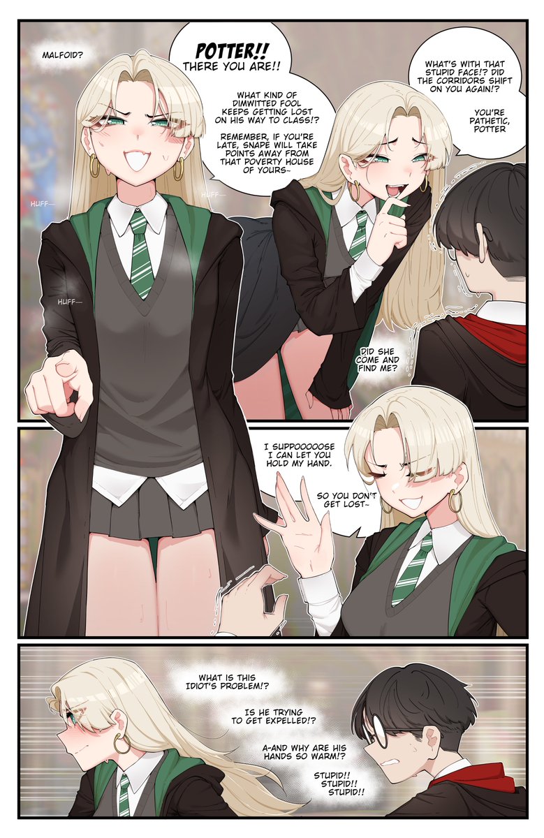 Luxuriass's tweet photo. Stupid Tsundere Malfoid~ https://t.co/0F5vYNNhZq