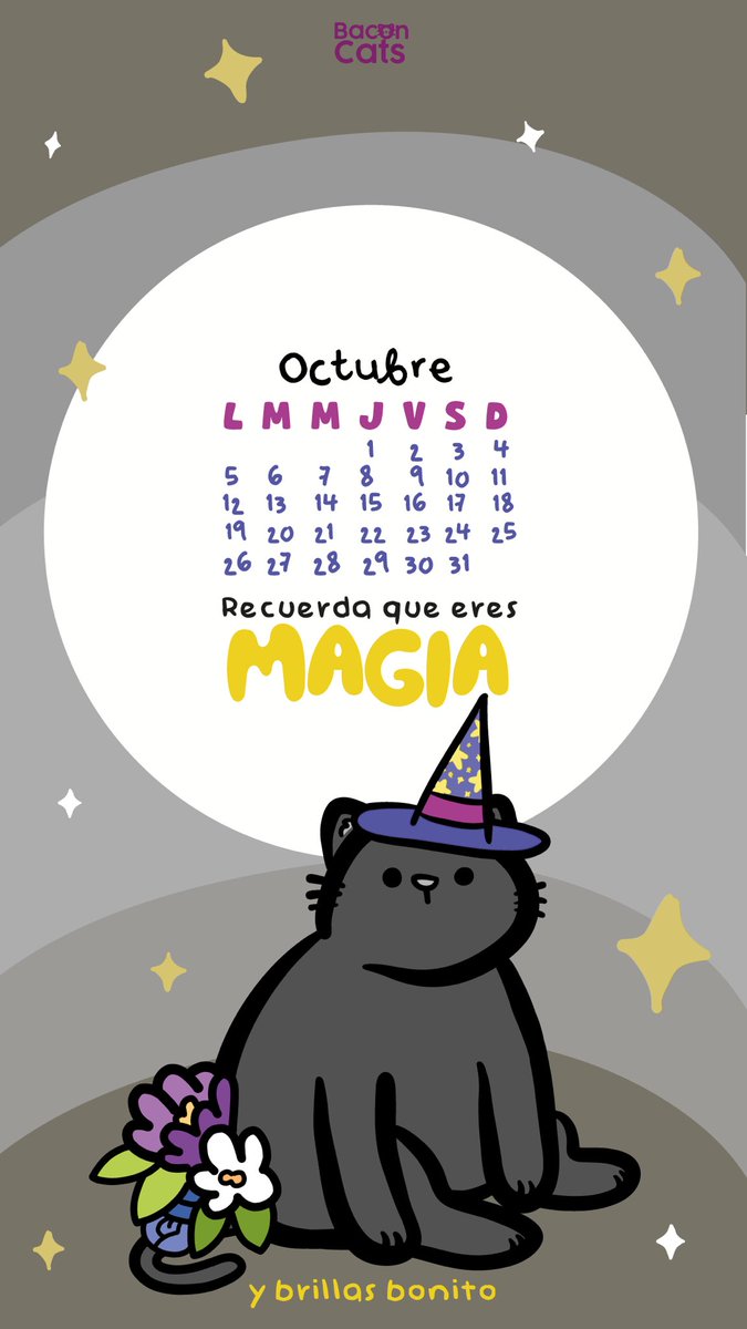 Baconcatsmx's tweet photo. Llegó la spuki sison! 🎃
Te comparto los michicalendarios de octubre para iniciar esta temporada con tocho. 

ADVERTENCIA: vienen bastante panterosos 🖤🐈‍⬛

Compártelos con ese michiamix que merece que le alegres el día con gatitos 🐱❤️ https://t.co/06jTC5Bfnd