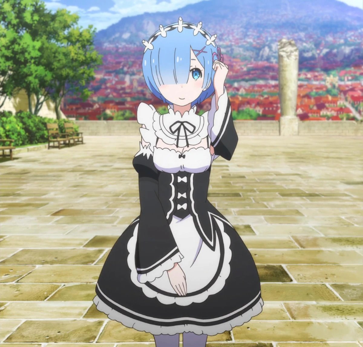Twezsa's tweet photo. @SoleDoesArt A different maid outfit for Lan Philia mayhaps? https://t.co/ulpO6RPU4c