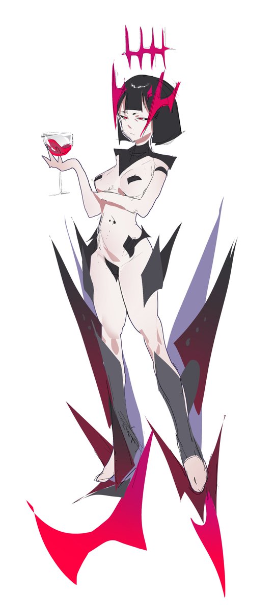 Kiray_2nd's tweet photo. OC
leg weapon lady design sketch https://t.co/T1qDRjay7S
