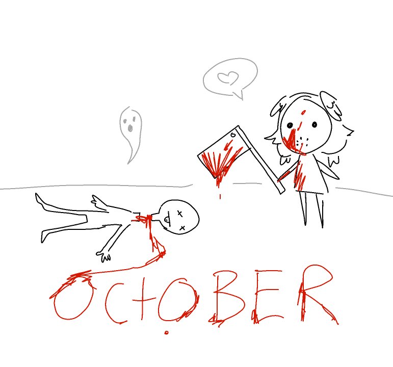 pillowdearASMR's tweet photo. hi it october https://t.co/ZO8uVLzxRx