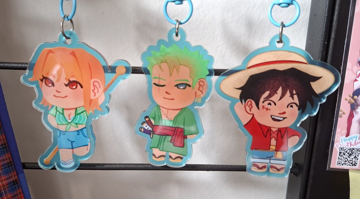 Liam_Lotl's tweet photo. Hi sneaks for my One Piece keychains 👋 #cf23 #cf23catalogue https://t.co/jOqqiHbFgt
