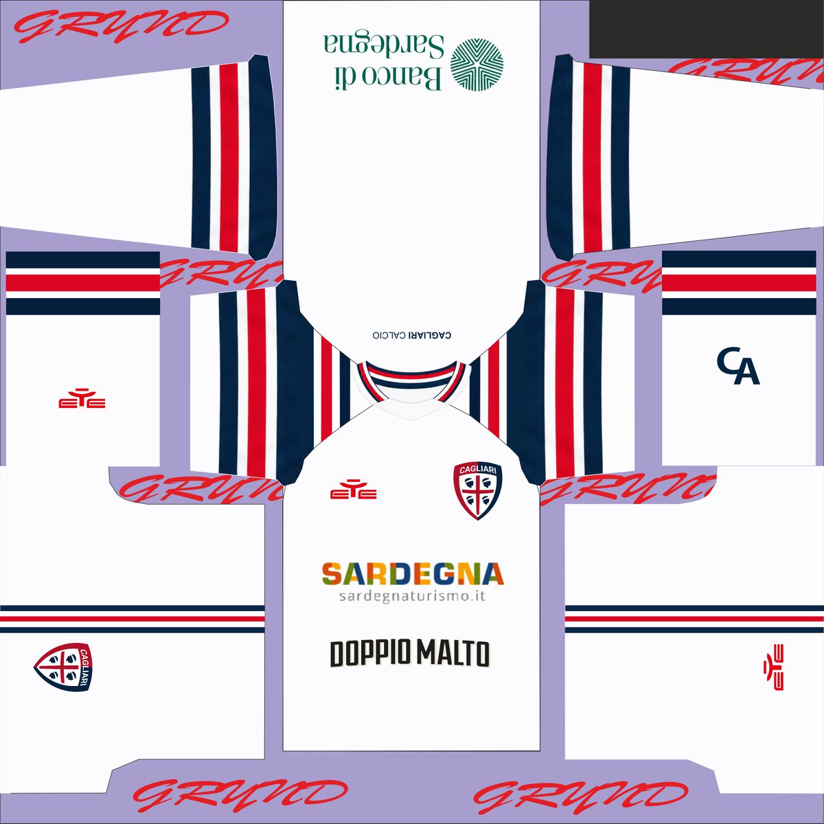 panosonce's tweet photo. CAGLIARI 2026/27 away kit for PES ⚽️🇮🇹 
HD 4096x4096

@CagliariCalcio @DigitalKits_ #PES2021 #Cagliari https://t.co/TyjJp9Ix5G