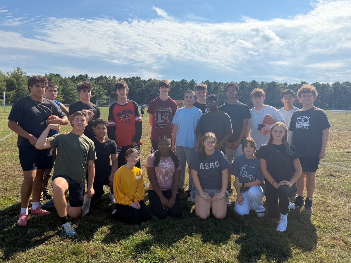Coach_JHolzer's tweet photo. Our MTHS NJROTC Cadets came together today to participate in an Area Two Punt/Pass/Kick postal competition.  Strength in numbers and in teamwork.  Bravo Zulu to all.  @MTHSPrincipal @MTHS_Sports https://t.co/om5obawuiq