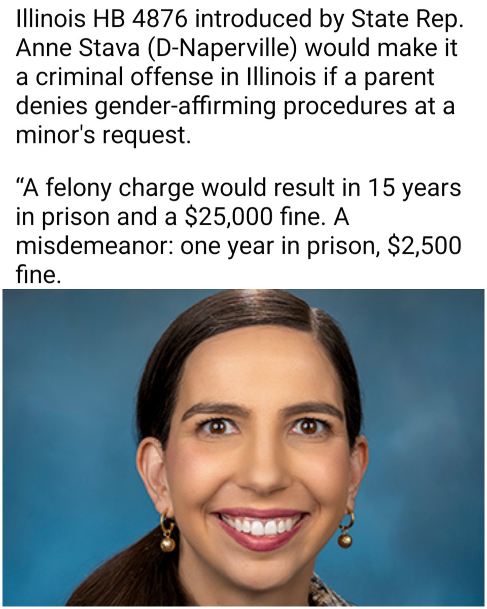 Type07Safety's tweet photo. Deny your child when they have literal delusions? "Let's make it a crime!"

We should all really learn to recognize our enemies. They're not even hiding it. Absolutely disgusting. Look at those crazy eyes, too. Nightmare fuel. https://t.co/AUHCaWQJvi