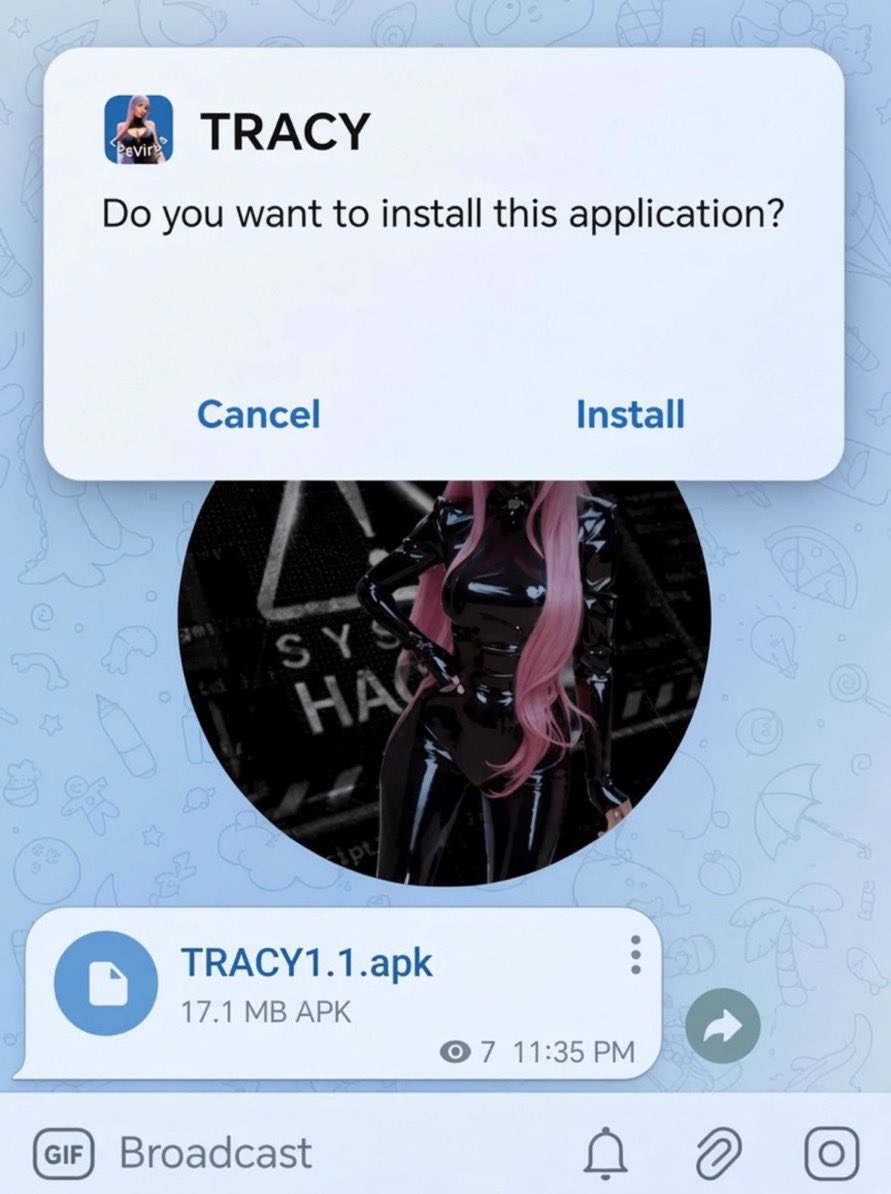 Tracyprotol's tweet photo. Keep staring, the more staring the more inevitable it becomes for you😈
I bet you wonder what it can do to you

Techdom Tracy  phone control APK
Dm me on telegram https://t.co/QQ91wd5j8x https://t.co/frxzU0sKpe