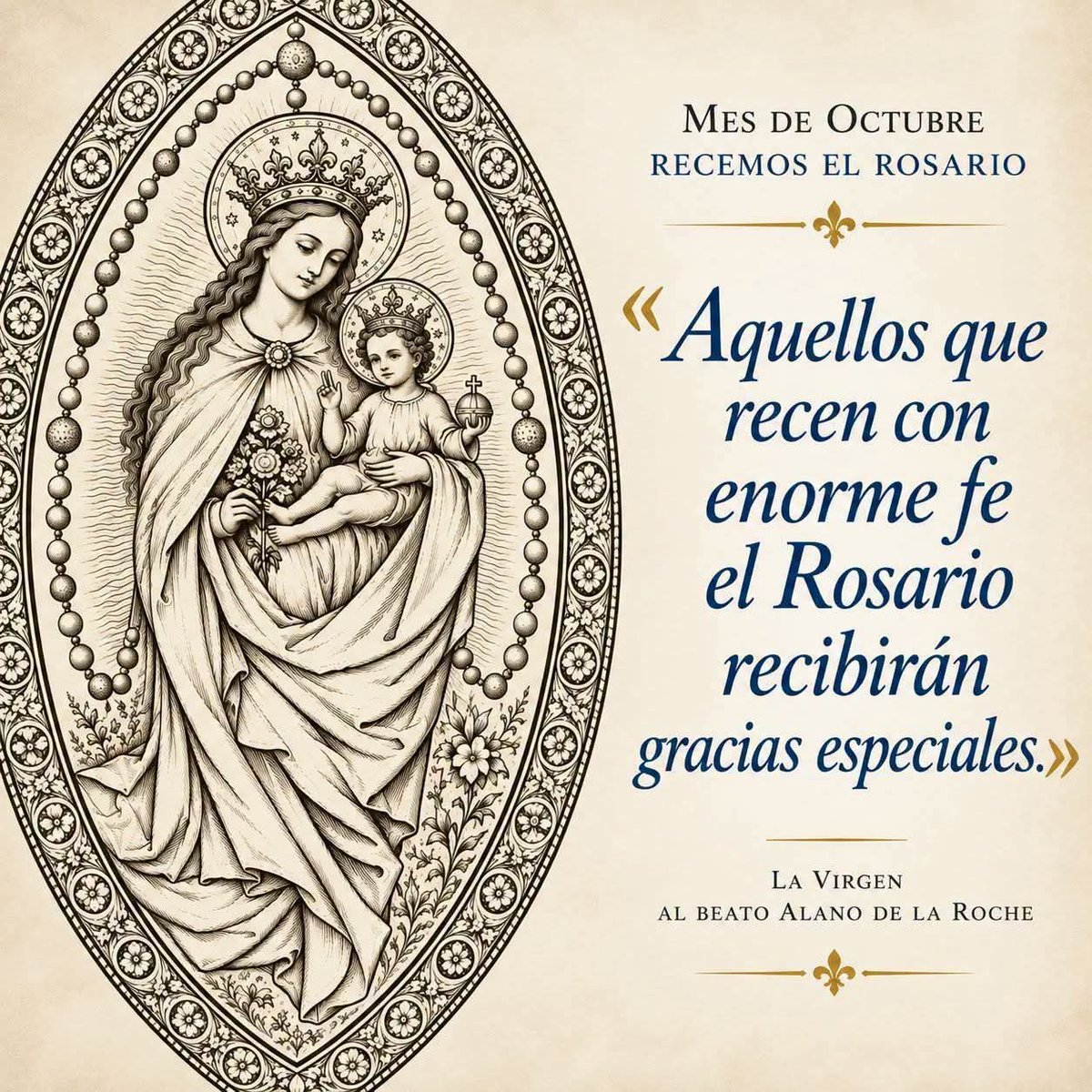 Izack4X4's tweet photo. Mes del santo Rosario https://t.co/BkKqFxmzVr