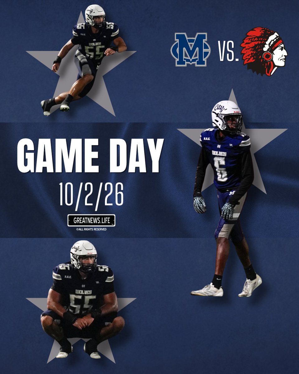 LPCLife's tweet photo. It's game day for the Wolves! Tonight, they'll battle Portage HS. 🏈💪 We will see you there! 📸💙 @MCityFootball, @MichiganCityHS https://t.co/LwqXKNRhK5
