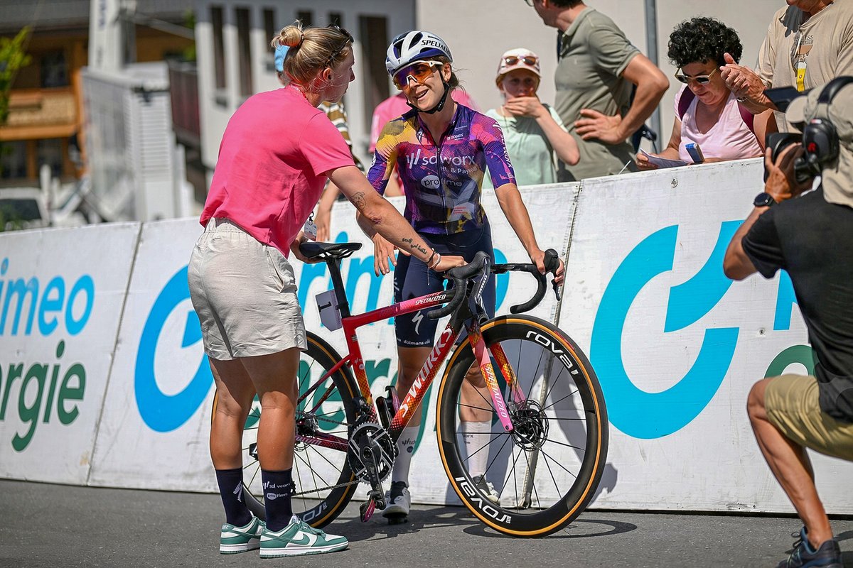 phillipm61's tweet photo. @teamsdworx @WMNcycling #wesparksuccess #WeFemmes @Cyclingnewsfeed @swisscycling
Steffi Häberlin will leave SD Worx-Protime at the end of 2026 and join Canyon//SRAM on a two-year deal for 2027 and 2028. The move was announced on 1 October 2026. She is the reigning double Swiss road champion, still only two full seasons into a professional road career that began as a late switch from mountain biking.
The transfer:
Häberlin, 28, was under contract at SD Worx-Protime through the end of 2026. She signed that deal in October 2024, her first WorldTeam contract, covering 2025 and 2026. ProCyclingStats already lists her next team as Canyon//SRAM for 2027–2028, matching Swiss reports of a two-year contract. She will finish the current season in the Dutch squad’s colours. The jersey change is for 2027.
At Canyon//SRAM she joins fellow new Swiss signing Jasmin Liechti, the 2026 elite Swiss time-trial champion, who was announced in July on her own two-year deal. The team has pointed out that, at least at the start of 2027, it will hold both Swiss national titles. Other names already tied to the 2027 project include Antonia Niedermaier, Neve Bradbury, Zoe Bäckstedt and Shirin van Anrooij, who is coming from Lidl-Trek. The signing also lands after Kasia Niewiadoma-Phinney’s departure.
Canyon//SRAM is a German WorldTeam team.
The operating company is Lauke Pro Radsport GmbH, based in Leipzig. It was set up by Ronny Lauke, the German general manager, after Velocio–SRAM folded at the end of 2015.
The new squad took over part of that structure and started in 2016 under a German UCI licence. The same company also runs the development team, Canyon//SRAM Generation. UCI records list Lauke as team representative and sports director, with the registered address in Leipzig. The licence nationality is Germany.
Canyon Bicycles is the German bike supplier, founded in Koblenz by Roman Arnold. As of early 2026 the majority shareholder is the Belgian holding company Groupe Bruxelles Lambert, with about 52 percent. Arnold still holds roughly 40 percent and is executive chairman.
SRAM is the American component manufacturer, headquartered in Chicago. It has been the co-title sponsor since the team was formed.
A Polish firm, Zondacrypto, was a third title sponsor for 2025 and early 2026. The team ended that deal in May 2026 and dropped the name.
The roster is international. The registration, the operating company, the base and the general manager are German.
Why Häberlin is leaving SD Worx Protime, in her words:
There is no public falling-out. Häberlin has framed the move as the next step in a career that is still very new.
From the team announcement, via WMN Cycling:
“My first contract was a big change for me because I had only been cycling for four years, and that was mainly as a cross-country mountain-biker. I had been thinking about making the switch to the road for quite some time, but I didn’t really know what to expect or whether it was the right decision for me at that time. Those doubts are long gone now, and I’m really happy to be a road cyclist. I see this next step as a great opportunity to keep learning and developing as a rider, and to gather more race days.” Key portion of statement "to gather more race days."
On the choice of the Canyon//SRAM team:
“Canyon//SRAM is an ambitious team, but at the same time I don’t think that the human side of the sport gets lost. I’ve had the feeling that Canyon//SRAM really tries to support each rider individually, and get the most out of everyone. I also find it commendable that Canyon//SRAM takes responsibility for the next generation through the Generation team.”
The line about more race days is the closest thing to a sporting rationale. Dutch coverage has described her at SD Worx as a useful climbing domestique, especially for Anna van der Breggen at the 2025 Giro d’Italia Women, where she finished 40th overall, 48 minutes down, in a clear support role. Cyclingnews’ transfer analysis reads the move as a bet that she was under-used and still has room to grow; that is interpretation, not something she has said herself.
SD Worx is also rebuilding its GC group for 2027, with Cédrine Kerbaol among the incoming names.
Why Canyon signed her:
Commercial director Jonas Möslein:
“Steffi has already shown an impressive level on the road, despite only making the full transition from mountain biking relatively recently. Her endurance, climbing strength and attacking style make her a very exciting rider that can immediately strengthen our squad, while still continuing to grow… Steffi impressed throughout our conversations with her positive, ambitious and down-to-earth nature.”
He also tied the signing to her off-road background: “a distinctive combination of resilience, technical ability and racing instinct.”
Performance director Dan Fleeman was more specific about the role:
“Steffi is a strong climber with a very good aerobic engine, and the consistent ability to stay competitive when races become long and physically demanding. Her strength is particularly evident on sustained climbs and across terrain that creates a lot of fatigue and attrition. She’ll be an important rider for the team in both stage and harder one-day races — whether supporting our leaders, or when the race suits her, having the opportunity to go for her own result.”
Fleeman added that the project is to improve her positioning and decision-making so she creates more chances for her own results. In short, Canyon wants a climber who can work for Antonia Niedermaier and others, and who can still win or place when the race opens up. Her profile fits hard one-day races and attritional stage races more than pure time trials, though she was second in the 2026 Swiss TT.
Who she Steffi is:
Born 11 December 1997 in Münsterlingen, canton of Thurgau, on the Swiss shore of Lake Constance.
Height 1.64 m.
Turns 29 in December 2026.
Professional road rider only since 2025. Favourite race, listed by SD Worx: the Tour de Suisse. Before joining that team she named Strade Bianche as the race she most wanted to ride.
Studies medicine. She has said she plans to finish in summer 2027 and then commit fully to cycling, because a racing career is finite. She has compared notes with fellow Swiss medical graduates Marlen Reusser and Elise Chabbey; national coach Edi Telser has joked about being surrounded by doctors.
Partner of German cross-country rider Julian Schelb (born 1992, Breisach), a former German marathon champion and 2024 European Championship medallist. He is how she came to the sport.
Describes herself as “sometimes a little bit of a goofball” who can drink a litre of chocolate milk straight. She admires Lorena Wiebes for being able to suffer when it matters and still be “fair, straight-forward and funny.” She rarely misses racing mountain bikes, but still rides one in winter as a change from road training.
Her Life story
She did not grow up as a full-time cyclist. She was a medical student when the pandemic moved lectures online. With more free time she started riding with Schelb. The Canyon announcement dates the start of her cycling to July 2020. Two months later she was Swiss cross-country marathon champion.
German Wikipedia dates her first contact with cross-country to 2016 through Schelb, with racing only from 2020. Her own accounts of the SD Worx signing put the real beginning in the COVID period. Either way, elite competition is recent.
The rise on the mountain bike was fast:
2020: Swiss XCM champion, in her first season.
2021: silver in the marathon at the European Championships, riding for Thömus RN Swiss Bike Team.
2022: Swiss XCM champion again, with Bixs Performance Racing.
2023–24: Team BMC. Third in the Swiss short-track nationals both years. Seventh at the 2023 mountain-bike world championships. Solid World Cup results, including a top-10 in Canada in 2024, without becoming a regular XCO podium rider.
Road racing sat alongside that. She was fifth at the Swiss road nationals as early as 2020. With the national team she rode the Tour de Suisse Women in 2022 (18th overall) and 2024 (22nd), plus the Tour de Romandie Féminin. The moment that changed her career was stage 4 of the 2024 Tour de Suisse Women: she missed the move one day, made the decisive break the next, and finished fifth. SD Worx sports manager Danny Stam noticed. In October 2024 the team signed her for two years.
Stam at the time: she had barely any road history, raced offensively, “with a lion’s heart,” and had shown she could stay with the best on long climbs. Häberlin said the meeting with Stam made the choice obvious, because she would be around some of the best riders in the world and still have room to find her role. SD Worx also left the door open for the odd mountain-bike start. The focus, though, was the road.
Palmarès
Road:
2025: Swiss road champion, beating Elise Chabbey by about a second. Fourth in the Swiss time trial. Fifth overall at the Tour de Romandie Féminin, with two top-five stage finishes. Eighth at Festival Elsy Jacobs in Garnich. Giro d’Italia Women debut, 40th overall, riding for van der Breggen.
2026: Swiss road champion again, at Courtételle, dropping Marlen Reusser in the final kilometre after the two had marked each other over the last climb. Second in the Swiss time trial. Sixth overall at the Tour de Suisse Women, in the champion’s jersey, with a stage podium. Eighth overall at the UAE Tour Women, and winner of the points classification there. Second at Festival Elsy Jacobs in Luxembourg, her first UCI podium outside the nationals. Mountains jersey at the Tour de Suisse Women. On 17 September, first professional win away from the nationals: the Tour de Gatineau (UCI 1.1, 121 km), sprinting clear of a late 11-rider break ahead of Georgia Baker and Ava Holmgren. Six days later, 13th in the elite women’s road race at the World Championships in Montréal.
ProCyclingStats rates her as a climber and hilly-race rider rather than a time-trialist. Her 2026 points total put her roughly inside the top 50 of the women’s ranking, up from outside the top 100 in 2025.
Mountain bike:
Swiss marathon champion in 2020 and 2022.
European marathon silver in 2021.
Swiss short-track bronze in 2023 and 2024.
Seventh at the 2023 world championships.
Teams: Thömus (2021), Bixs Performance Racing (2022), BMC (2023–24).
Other early road wins include the 2024 hill climb Silenen–Amsteg–Bristen and the Leo Wirth memorial race.
How the two seasons at SD Worx read:
Year one was the breakthrough: a national title and a fifth place in Romandie, from a rider who had been a full-time mountain biker the season before. Year two was the consolidation: she defended the jersey against Reusser, placed in WorldTour stage races, took a first international podium, then won in Quebec and finished 13th at the Worlds.
The Giro remained a domestique job. That mix — results of her own, plus work for a leader — is exactly the brief Canyon has written for her.
The wider Swiss context matters.
Reusser left SD Worx for Movistar after 2024. Häberlin’s 2026 title win over Reusser, and her pairing at Canyon with Liechti, means the next Swiss national-team leadership group will be split across squads rather than concentrated in one Dutch team.