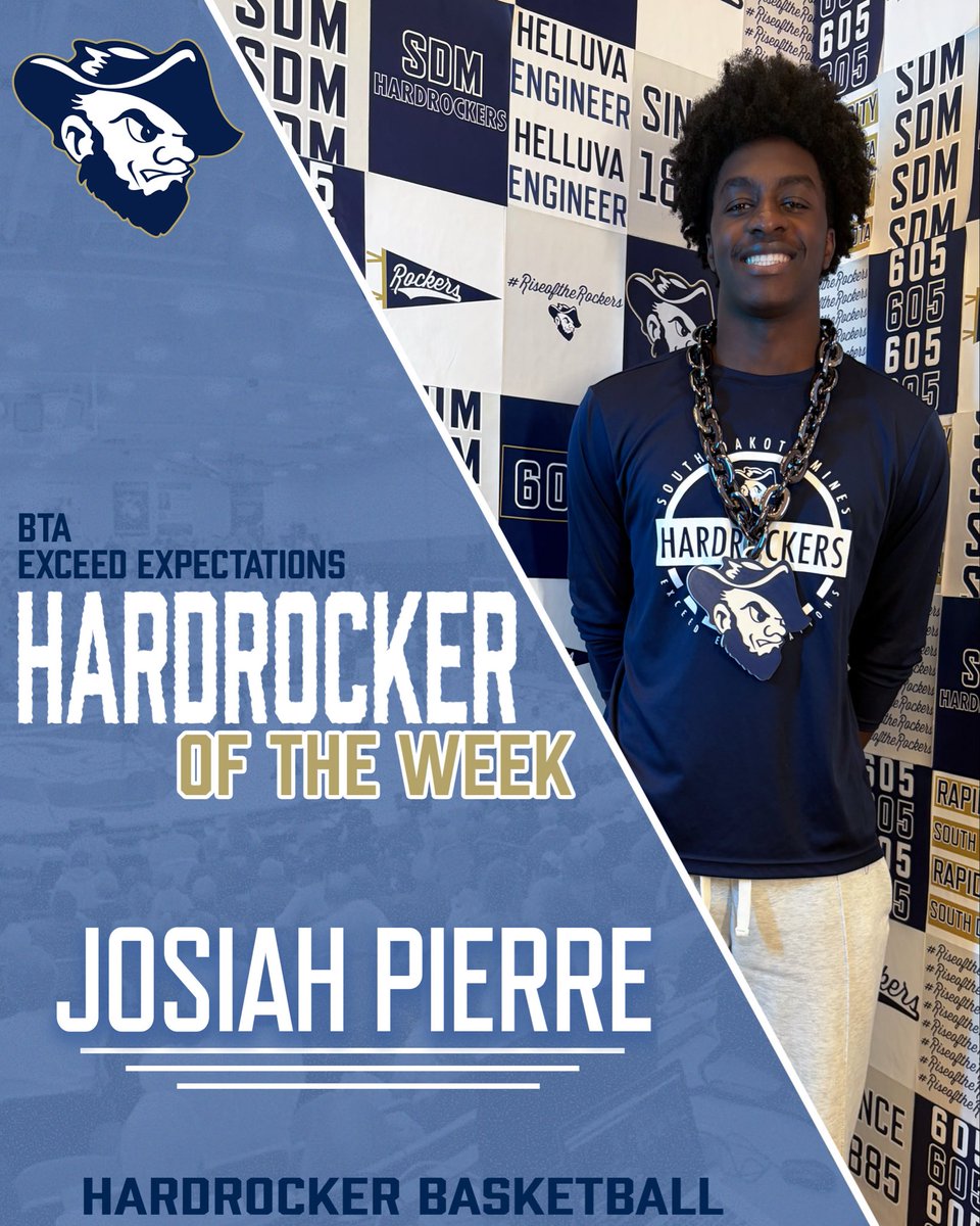 HardrockerMBB's tweet photo. Josiah with last week’s Hardrocker of the week award!

#ExceedExpectations #BTA https://t.co/8mXphEnzQ4