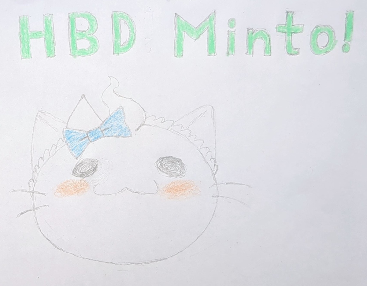 HereForOneGhost's tweet photo. Happy Birthday Minto! 

My first art I've drawing in ages and first I've shared with anyone in decades. You are the reason I am working on getting back to drawing when I haven't seriously drawn anything since HS art class. And like age ~11 before that.

#fantography #MintoDemon3D https://t.co/Gj7uRRndTq