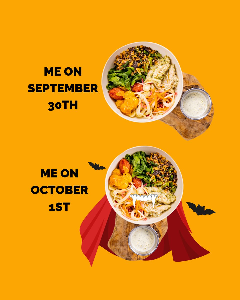 SeattleSutton's tweet photo. Get ready to sink your teeth into this fang-tastic meal!

#seattlesuttons #porchettabowl #spookyseason #heatitandeatit #fooddelivery https://t.co/dTaTk9esn6