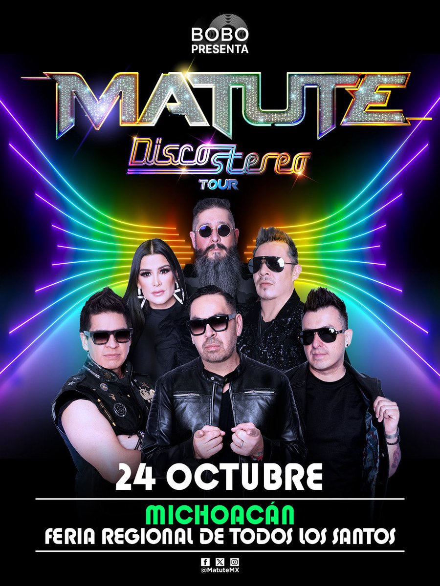 MATUTEmx's tweet photo. Octubre es de nuestros meses preferidos porque hay feria por todos lados y que placer ir a MICHOACÁN a celebrar! 💃🏻🥳🎉

Nos vemos el 24 de OCTUBRE en la FERIA REGIONAL DE TODOS LOS SANTOS para poner a bailar hasta nuestros ancestros 😎💀⭐️ https://t.co/DFD1i56RHr