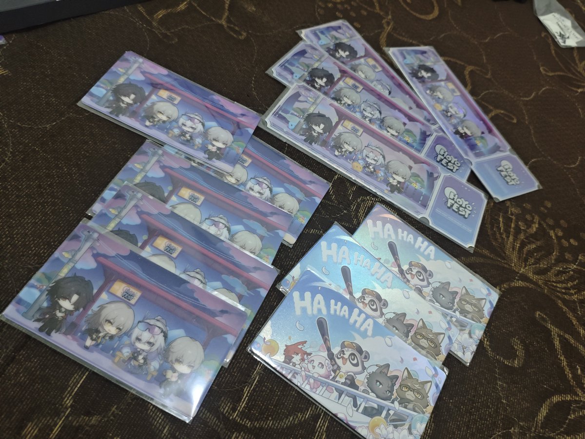 Frihan8's tweet photo. Wts last stock lg ni
Pict 1 genshin impact polaroid 20k/chara,tiket 15k take all 150k

Pict 2 shikisi amphoreus sepaket isi 4 150k

Pict 3 hsr holo tiket +1 holocard 35k take all 120k

Pict 4 prefer take all 200k take film + tiket only 75k
#warunghsr #warunghoyo https://t.co/9pywaPLBcp