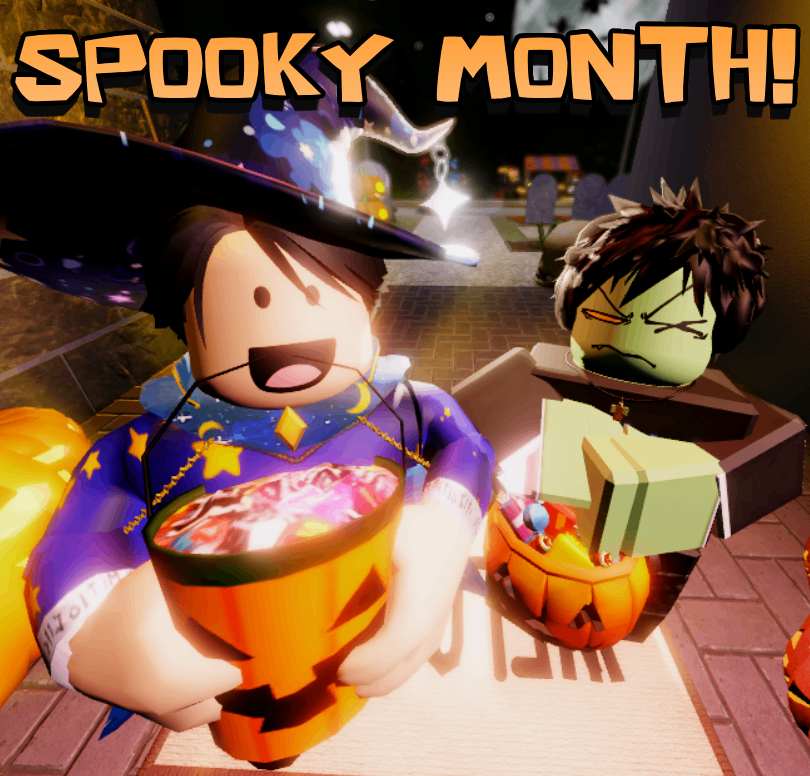 BloxBoi_'s tweet photo. 🎃 ITS THE SPOOKY MONTH!!! 🎃 

Halloween Is Finally Around the corner! Yippee! I have alot of cool things planned for this month and cool projects coming very soon, one being the review for the new Roblox event👀 

To Celebrate! Enjoy This Render of BloxBoi and Evenity! <3 https://t.co/DM1rOCrCZE