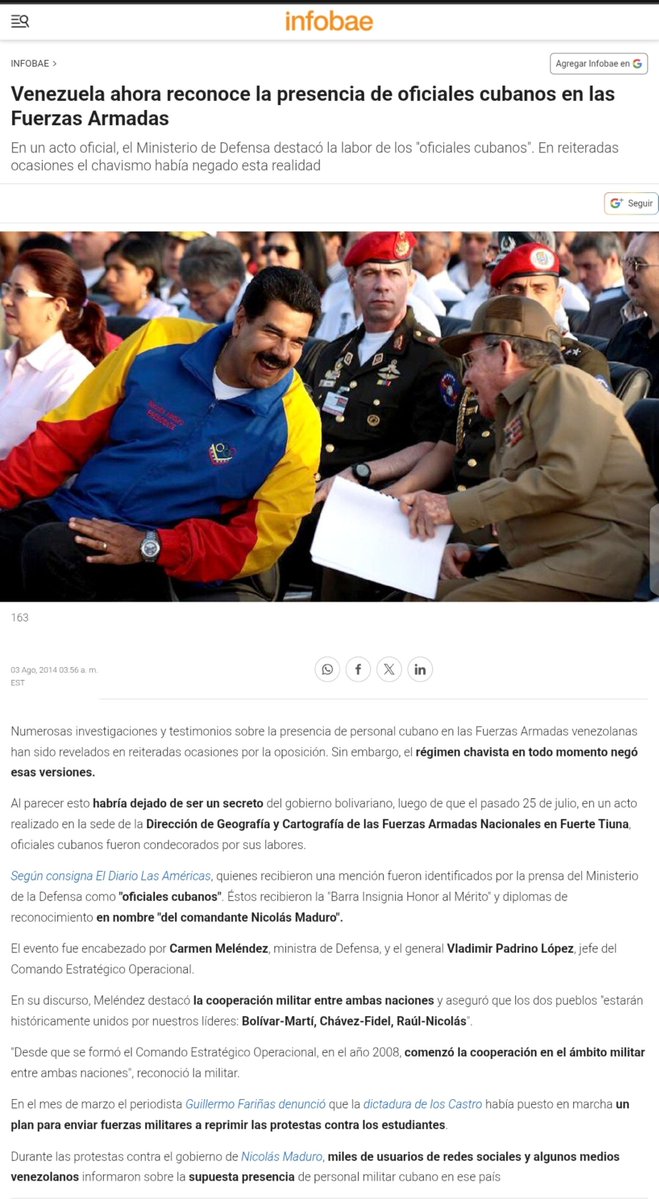Maritwice's tweet photo. @UWUNOSEUCU Sí, esos mismos que se enriquecieron a costa de manejar las fuerzas de seguridad y matar a todo aquel que se opusiera a Maduro. No vas a venir a contarme una historia que yo viví. https://t.co/TCEJNdHeQ8