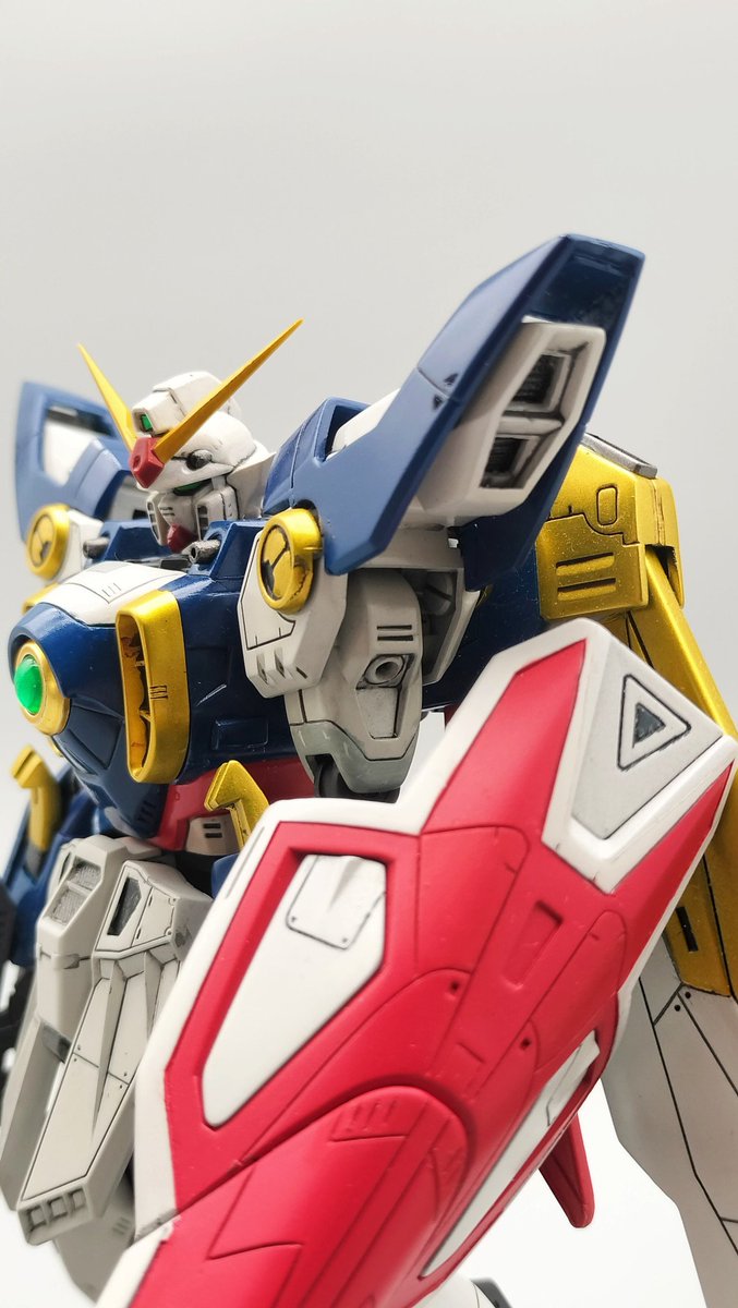 2hinfan's tweet photo. 平成ガンダムの旧1/100HGって神キットばかりだよね
過去作で粗はあるけど、お気に入りのW
#ガンプラ　#旧HG #ウイングガンダム https://t.co/0pnW6g1D6r
