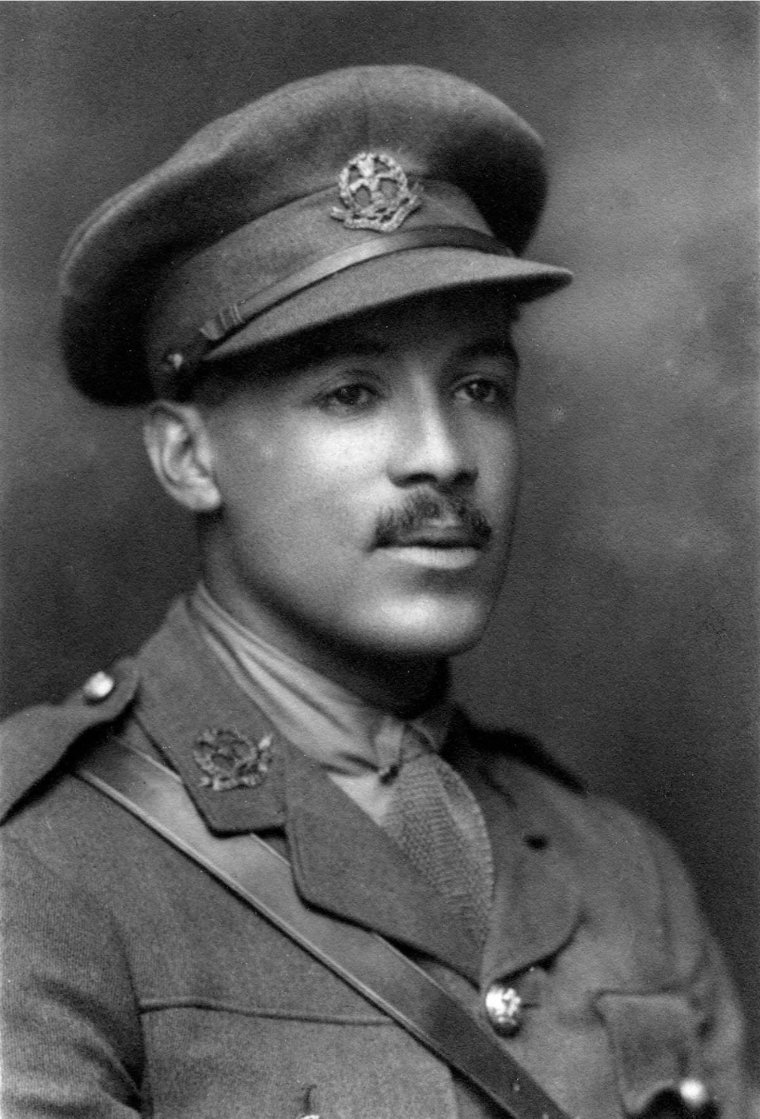 CheckCharlieB's tweet photo. Suella Braverman, consider Walter Tull.

Born in Folkestone to an English mother and a Barbadian father. A footballer for Tottenham Hotspur and Northampton Town. A British Army officer who led soldiers into battle and was killed serving his country in 1918.

If your definition of Englishness excludes a man like him, it is your definition that needs challenging.
