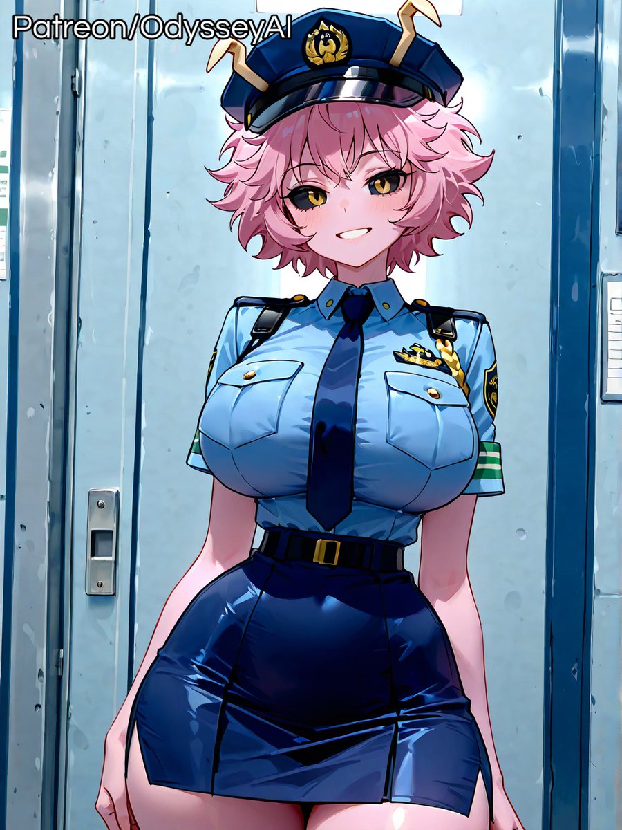 OdysseySFW_'s tweet photo. Officer Ashido's on patrol, and is loving her job👮‍♀️
Ashido Mina (My Hero Academia)

More of her in comments and in the link in bio 😇 https://t.co/drzfc4iH4K