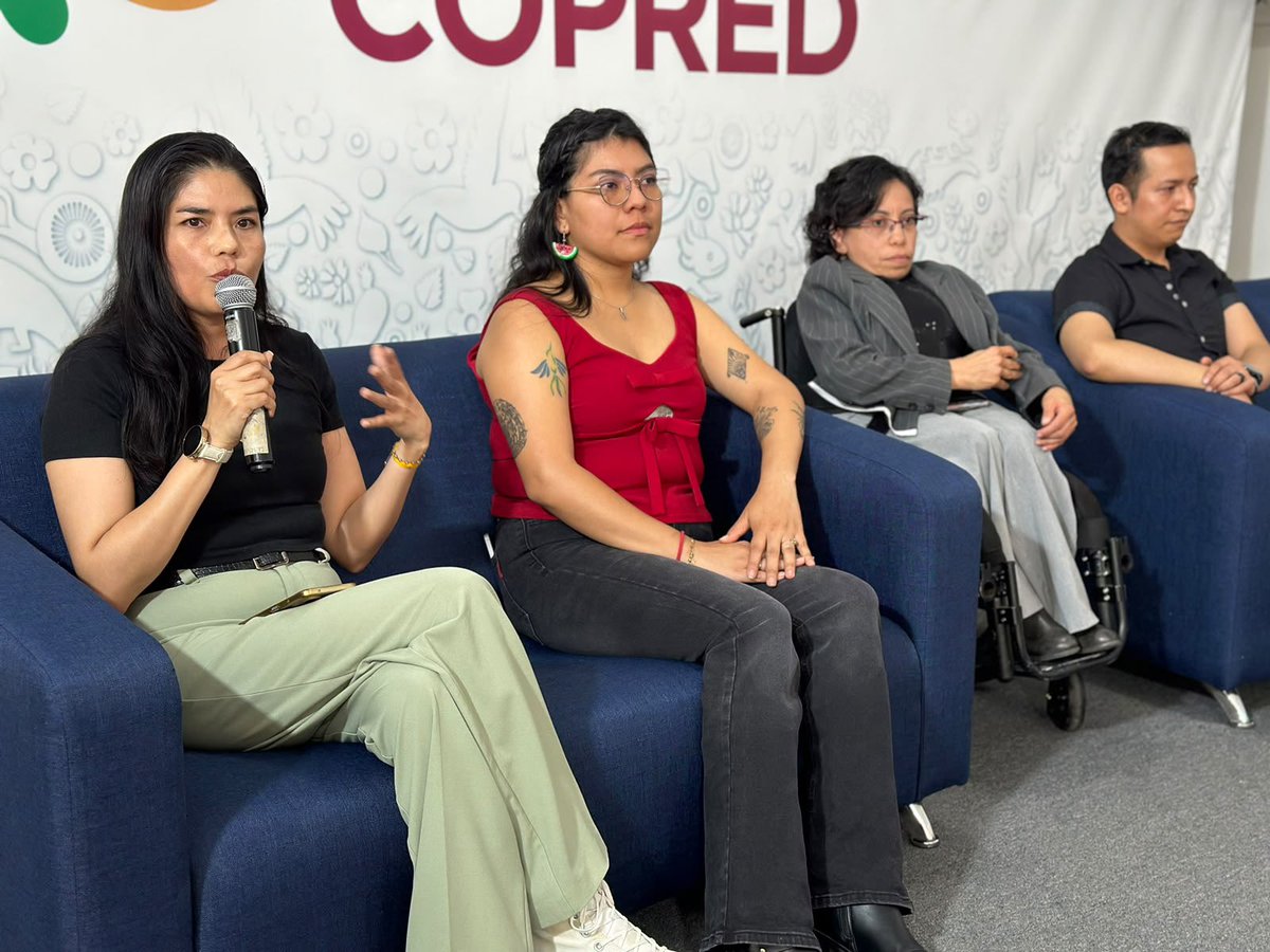 COPRED_CDMX's tweet photo. 🤝 Concluimos el Laboratorio de formación de buenas prácticas de inclusión laboral con la presentación de los proyectos desarrollados por las personas participantes.

Agradecemos a quienes formaron parte de este espacio para impulsar centros de trabajo más igualitarios. https://t.co/Ej3aJCt7nS