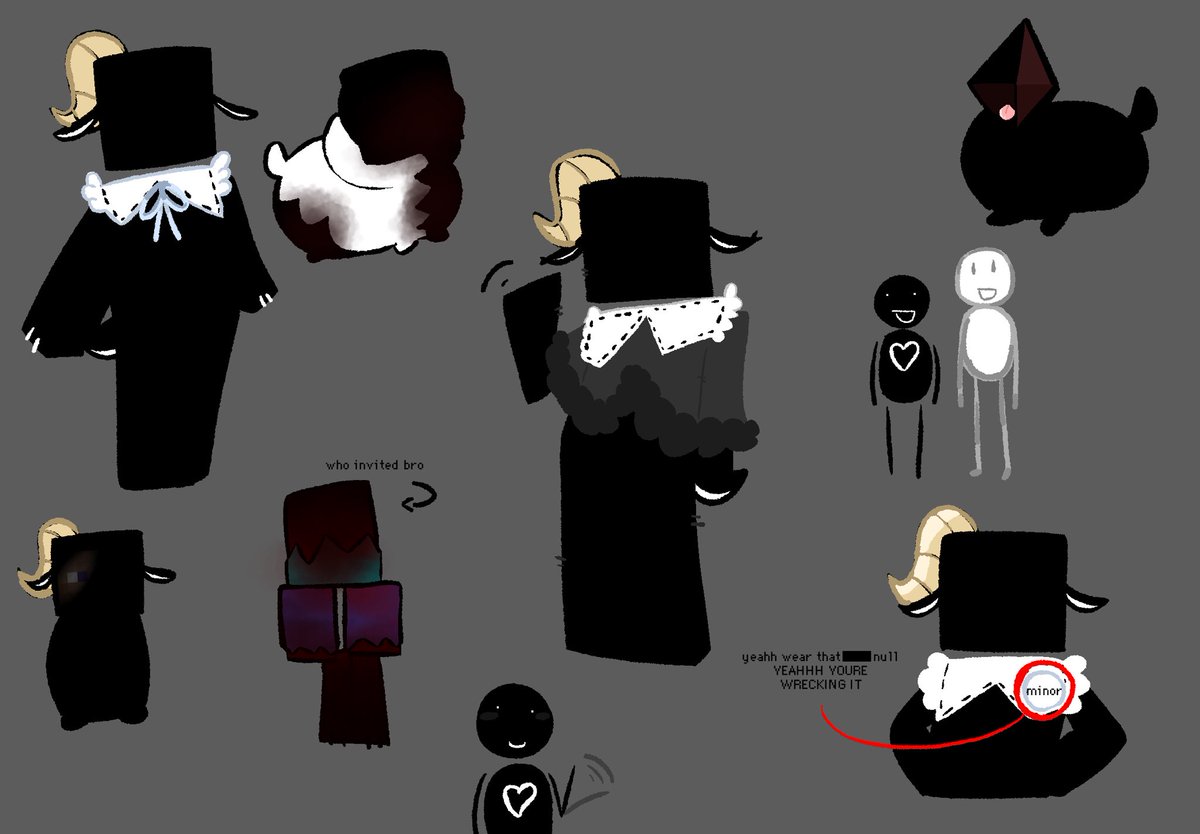SnarkiestSharky's tweet photo. gulp,, second time posting art
#wonderlandjar #thebrokenscript #nomoonjar
r these the right tags  i dont know https://t.co/dst2iNk6WO