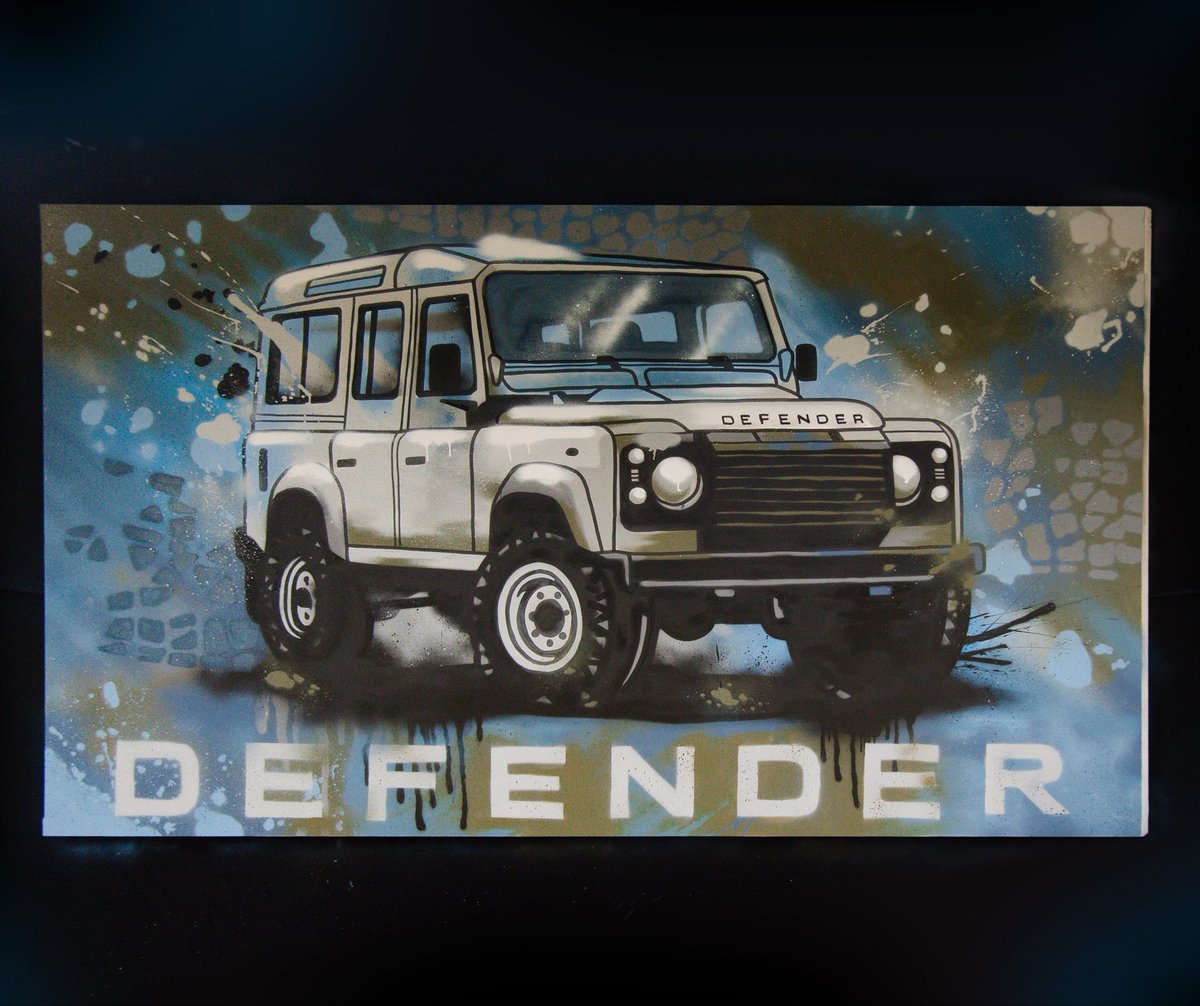 Graffiti_USA's tweet photo. Rain and mud? Bring it. We painted a live canvas for Jaguar Land Rover at Destination Defender in Temecula, mixing spray, brush, and marker over two days. Even the mud made it into the drips. #MuralArt #LiveArt #LandRoverDefender https://t.co/EnN369X26F