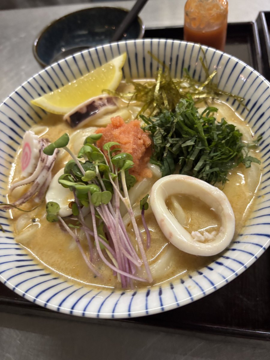 toysudon's tweet photo. おはようございます
本日🈺
#和牛カルビ重セット
甘い脂が凄い
#イカ明太クリームうどん
#豚タン塩焼き
生の国産タン塩焼き
#牛ぷるぷるホルモン
usしま腸
※もつ煮は準備中 https://t.co/5c0hrDirnR