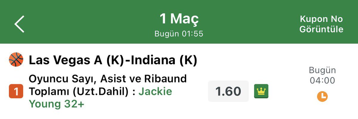 nbavipboxx's tweet photo. İyi geceler #WNBA 🏀

Orta - yüksek güven 3 tercih 
Geride kalan 2 maçta seri 1-1 e geldi !
Maça açılan en alt barem 178.5 
Çeyrek başına 45 sayı ortalaması düşüyor.
Biz en alt baremden 37 sayı bekleyelim.

İndiana Fever da Aliyah Boston iki maçta da 28 ve üzeri istatistik ile maçı tamamladı . 
Las Vegas Aces takımının yıldızı Jackie Young her iki maçta 32 baremi geçti 

Bugün bu iki oyuncunun da sürelerine bakıldığında S+R+A olarak geçmelerini düşünüyorum