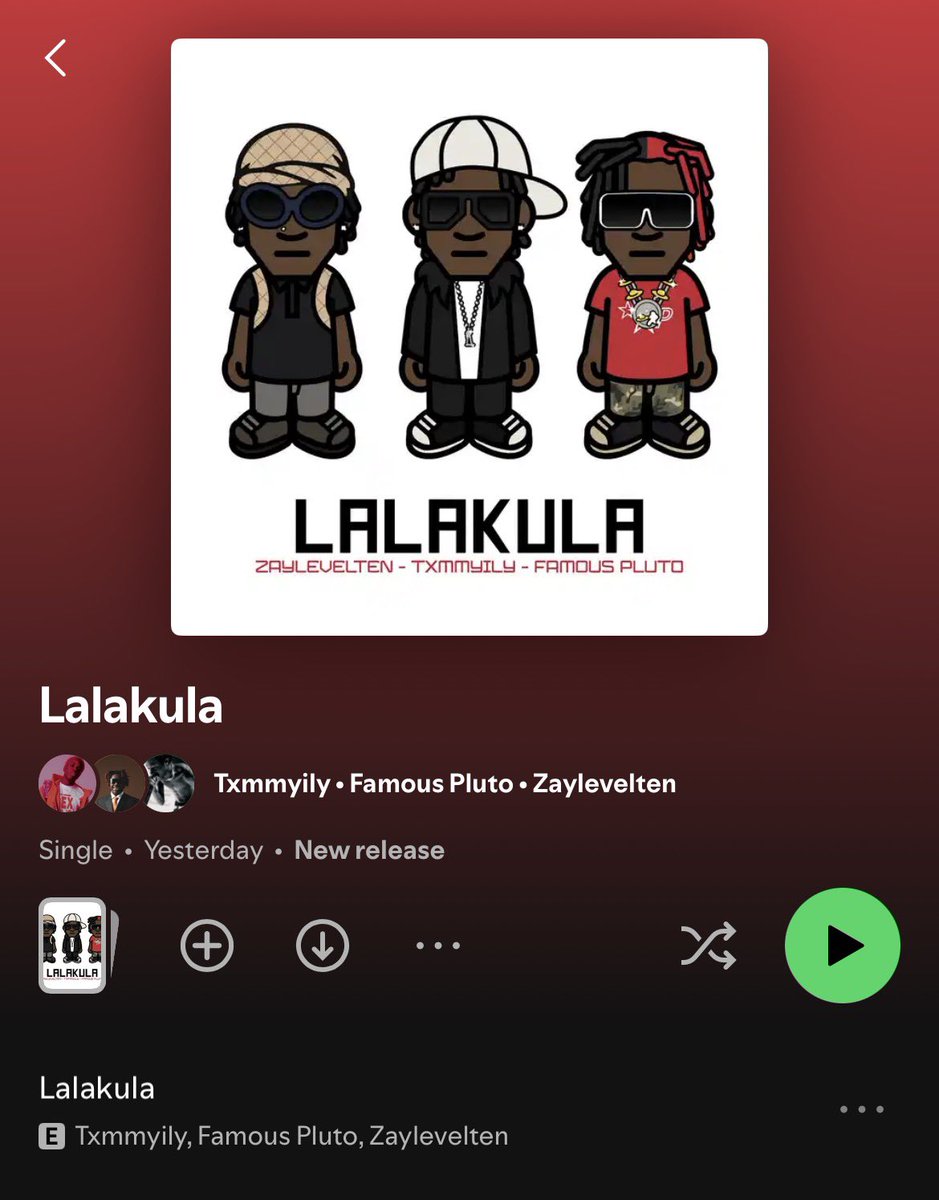 theauxvault's tweet photo. 🚨Txmmyily’s long awaited single “Lalakula” is OUT NOW. 

featuring Zaylevelten &amp; Famous Pluto https://t.co/SqvRiegDLb