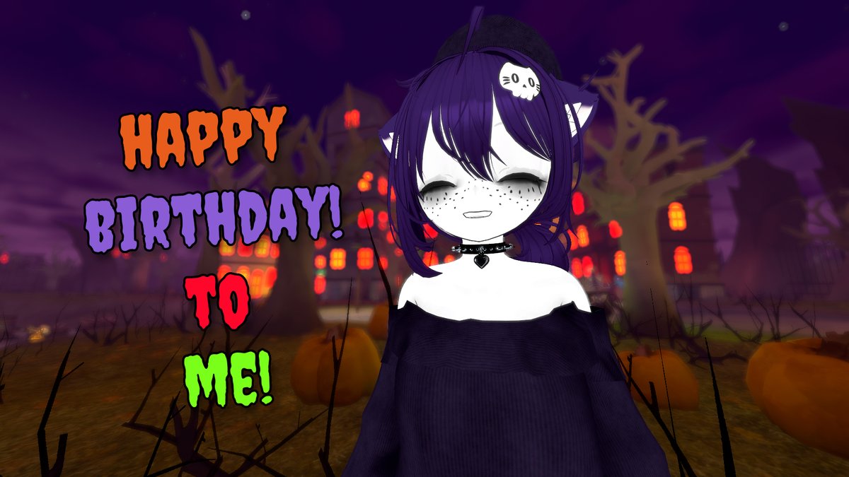 AsbyToons's tweet photo. Happy Birthday To Me! Yes it's October 1st! So that means it's my birthday! Thank you also for watching my content and enjoying them! You! Yes YOU! Mean a lot to me and I appreciate you all! Thank you so much and yay! SPOOKY MONTH! https://t.co/28qwNPxKY9