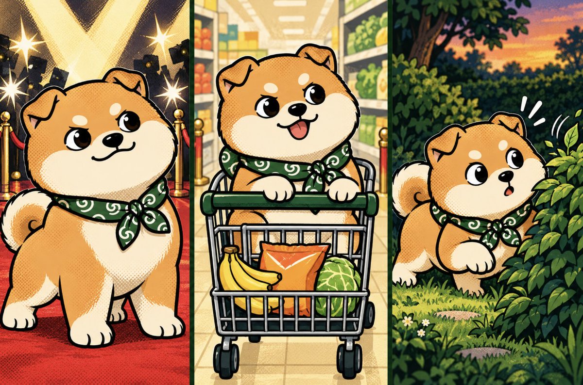 ItsMamesuke's tweet photo. The scarf stays on.

Red carpet? Scarf.
Supermarket? Scarf.
Suspicious noise in the garden? Scarf.
He has one outfit and it’s working. 🐾💚 https://t.co/KvYsgWEiTa