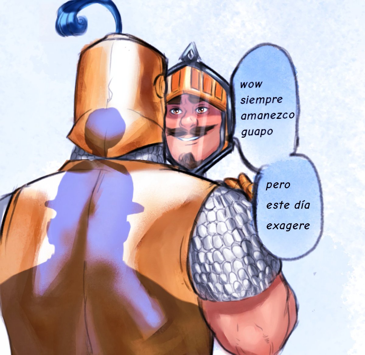jennaquai's tweet photo. Lo prometido es deuda 1/4 del mini comic del último post esperen el restó 🫢
#bara #clashroyale #digitalart #nsfw #art https://t.co/rmCayqmKmK