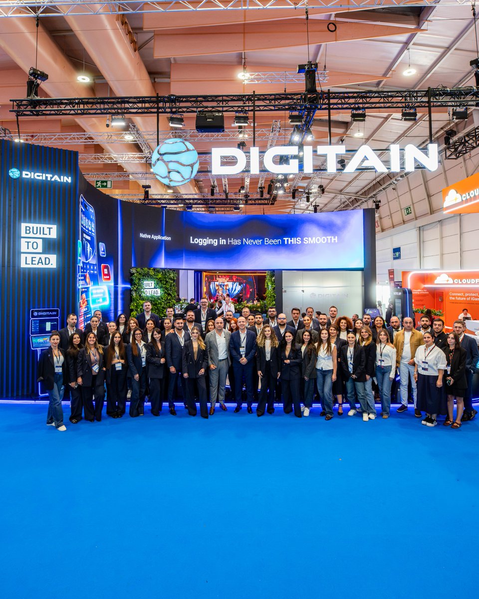 Digitain's tweet photo. Three days. Incredible energy. One strong finish in Lisbon - Digitain is recognized as "Platform Provider of the Year" 🏆

The final day of SBC Summit Portugal brought another round of meaningful connections, fresh insights, and a shared drive to keep pushing iGaming forward 🤝
Thank you to everyone who visited the Digitain team, exchanged ideas, and made these three days worth remembering 📸

SBC Summit Portugal is wrapping up, but the momentum isn't about to stop.
See you at the next one 🔥

#Digitain #SBCPortugal #BuiltToLead #WeKnowThePlayer