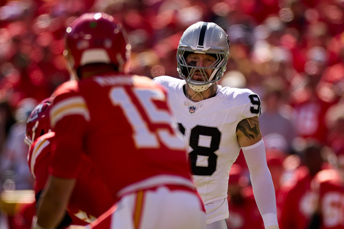 Raiders's tweet photo. New faces and familiar foes.

Key matchups to watch in the Silver &amp; Black's Week 4 matchup ⤵️

📰: https://t.co/l0QedN8BPy https://t.co/VZF90kIFFB