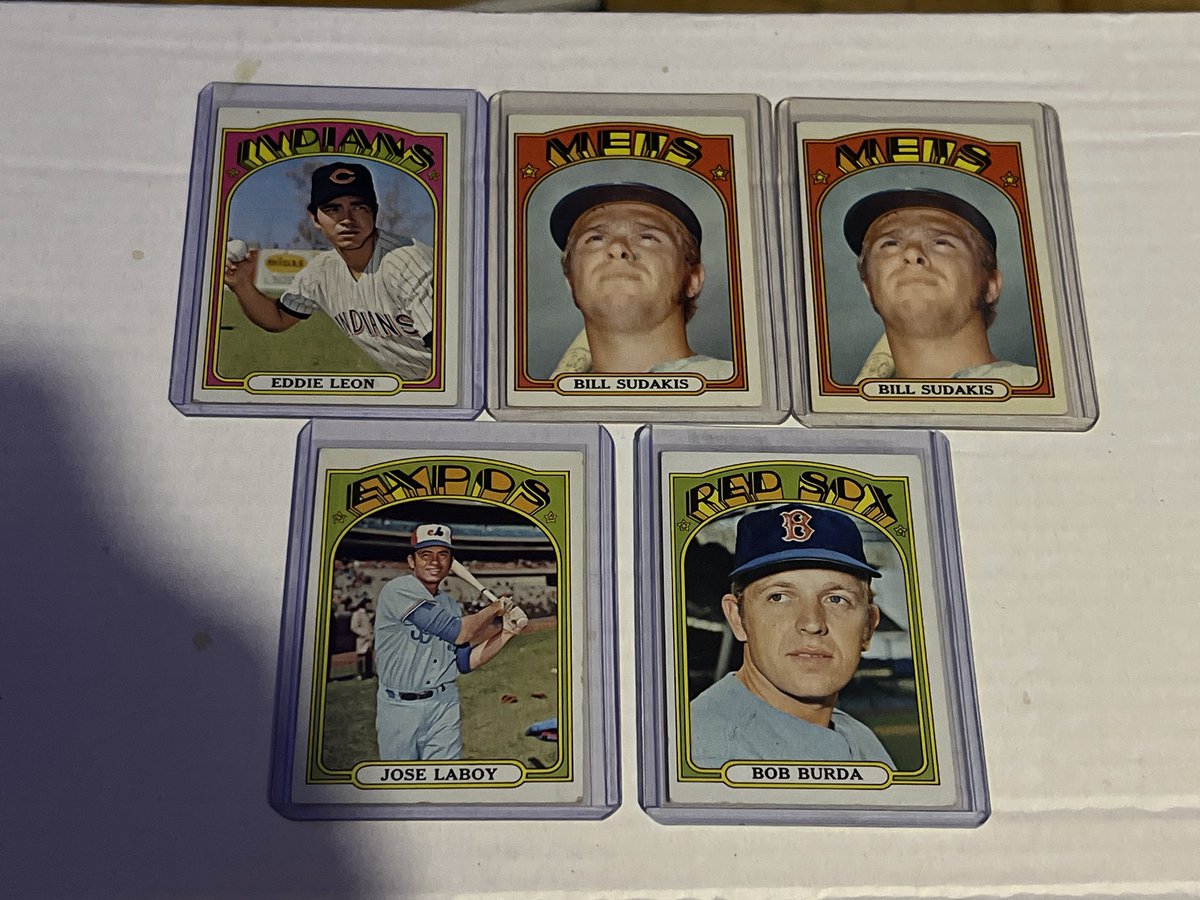SignedCards's tweet photo. $40 shipped 17 card lot 1972 topps high numbers https://t.co/0jVr6YTCtS