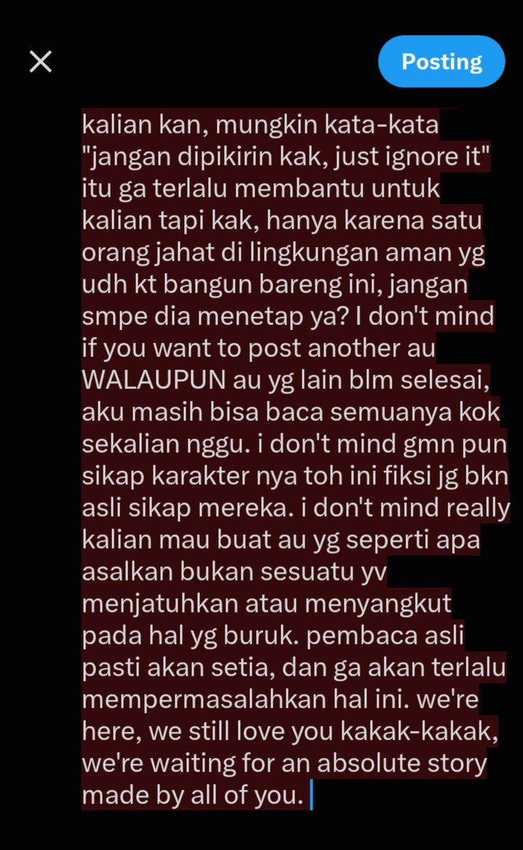 cokiiyakeon's tweet photo. to my dearest author🩷 dan maaf untuk kk author lain yg ga kesebut tapi ini ditujukan untuk seluruh author keren dan hebat❤️‍🩹❤️‍🩹
@mssaashimi @geminiurbae @linkedinsiLven @lunneau @deesappears @aileysza @kodkis @heidinbae i love you guys so much. maaf kalau ada kata yg ga enak🙏🏻 https://t.co/AxA10VkU6w