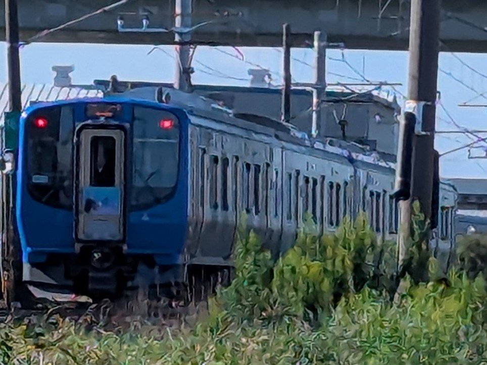 Muscat0114's tweet photo. 今年もAB900系に鉄道の日HMが取り付けられていました、ただAB-8編成は違うHMが付いてた https://t.co/mqICFsZWTi