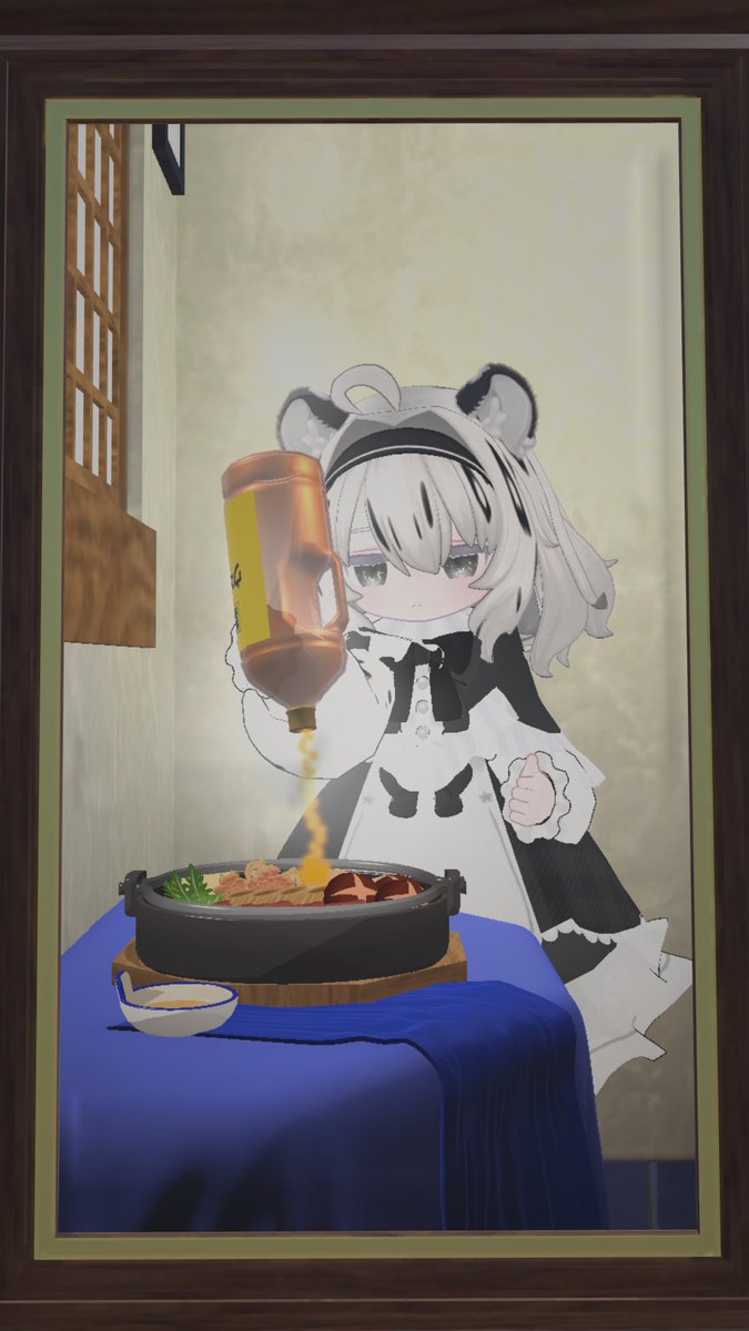 samisiikokoro's tweet photo. 鍋がうまくなる方法をご主人が探してたので手伝った。

ご主人「なんでこいつこんなに誇らしげなん？」
#キプフェル https://t.co/XCcAnYxDZv