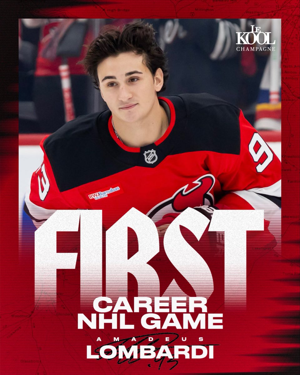 NJDevils's tweet photo. Newmarket, Ontario is proud tonight. 

Welcome to the show, Amadeus. https://t.co/hwfTOzZ23U