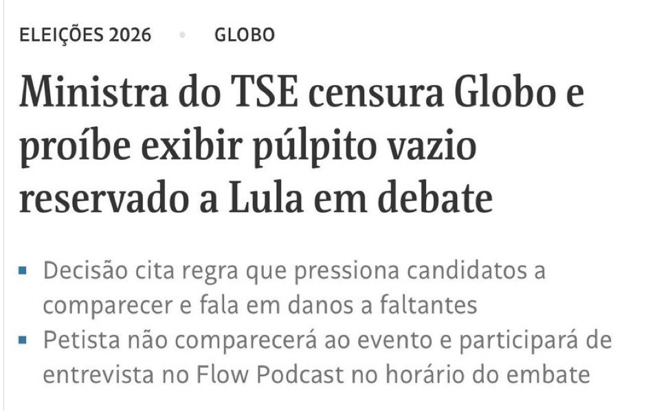 DepSanderson's tweet photo. Estamos numa ditadura ou não? Pra acabar com esse regime perverso precisamos derrotar Lula e seus jagunços de toga! https://t.co/PRCUTu1VBm