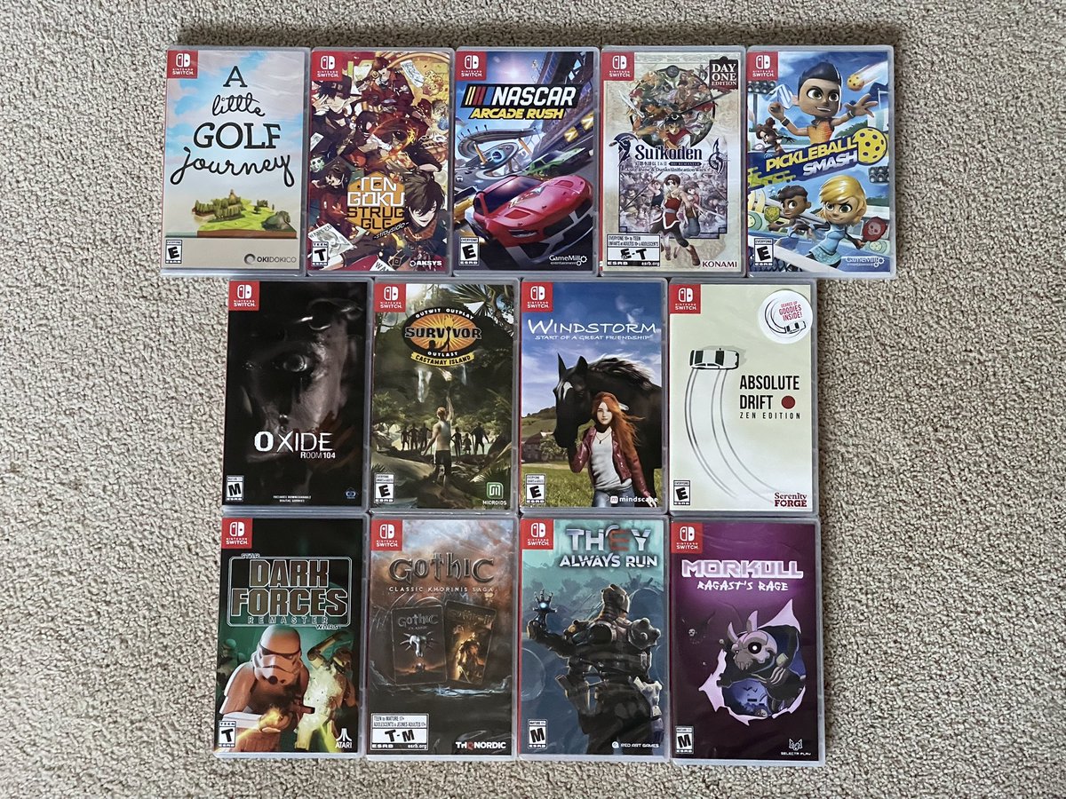 Squarehard's tweet photo. Welcome October! Last month is now gone and onto the next we go. Last month’s haul wasn’t as plentiful as the ones before but still a good one. Some gems in there for sure. It’s starting to get warm again, so went out and got me a milk tea. Have a great month all! #SwitchCorps https://t.co/UTIfBvQsQX