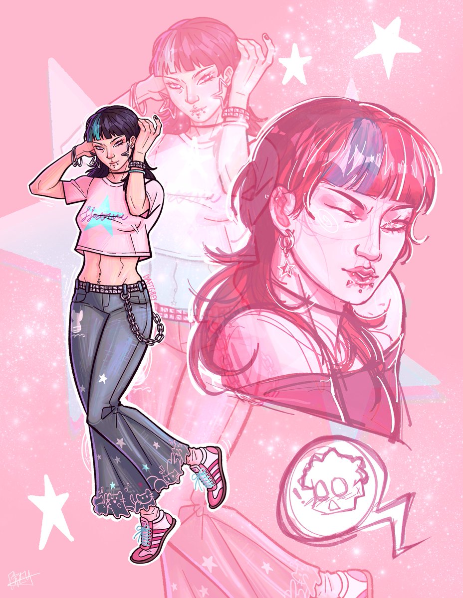 daftgrey's tweet photo. Stargirl ⭐️ #jjkfanart #jjkkirara https://t.co/DLiMiQlSdv
