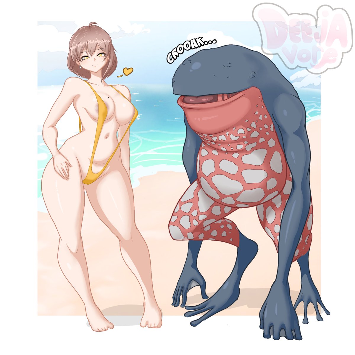 DeejaButts's tweet photo. A Sexy Beach Snack 🥵🌊
#vore https://t.co/0wrjXFe59L