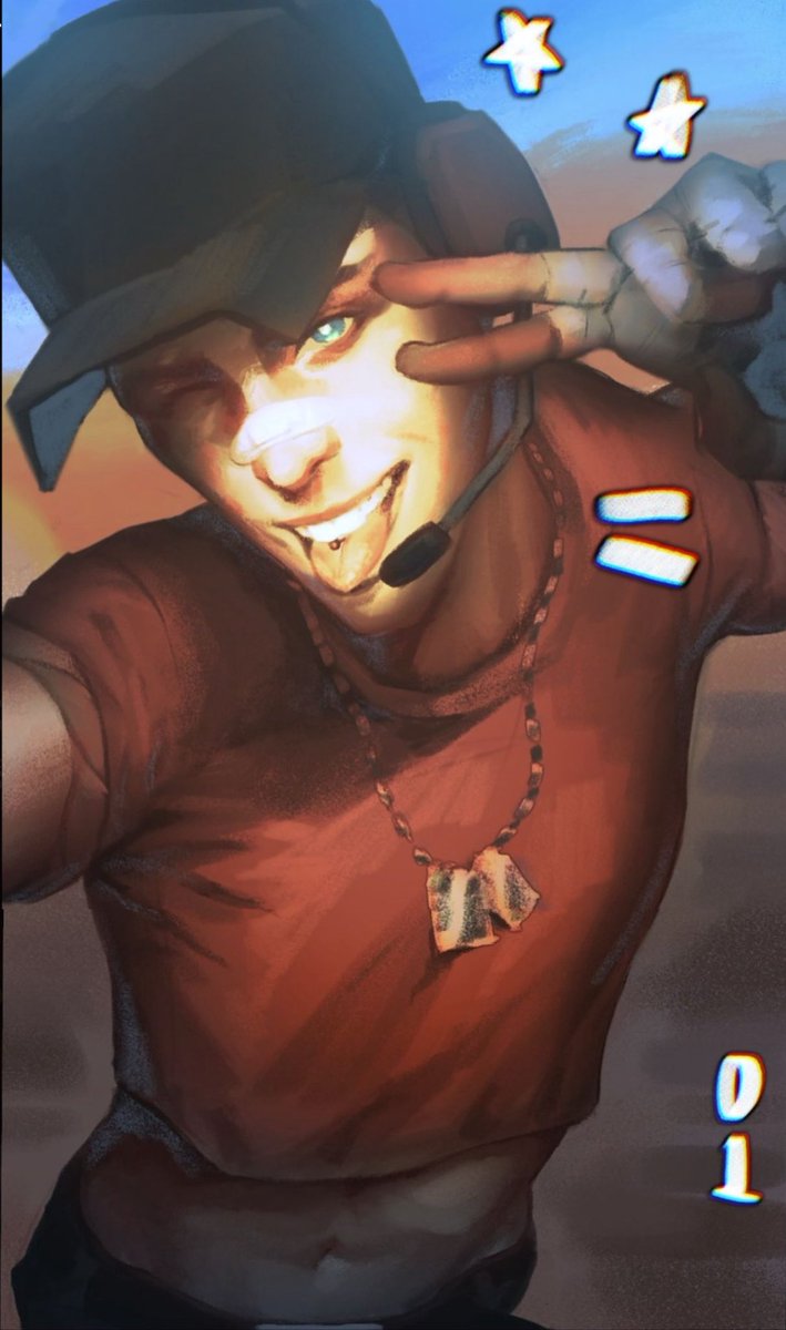 BulletsnBats's tweet photo. thank you to @vaddawf for letting me recreate their amazing scout tf2 artwork!
#tf2 #teamfortress2 #tf2scout https://t.co/jMjVoRGJjc