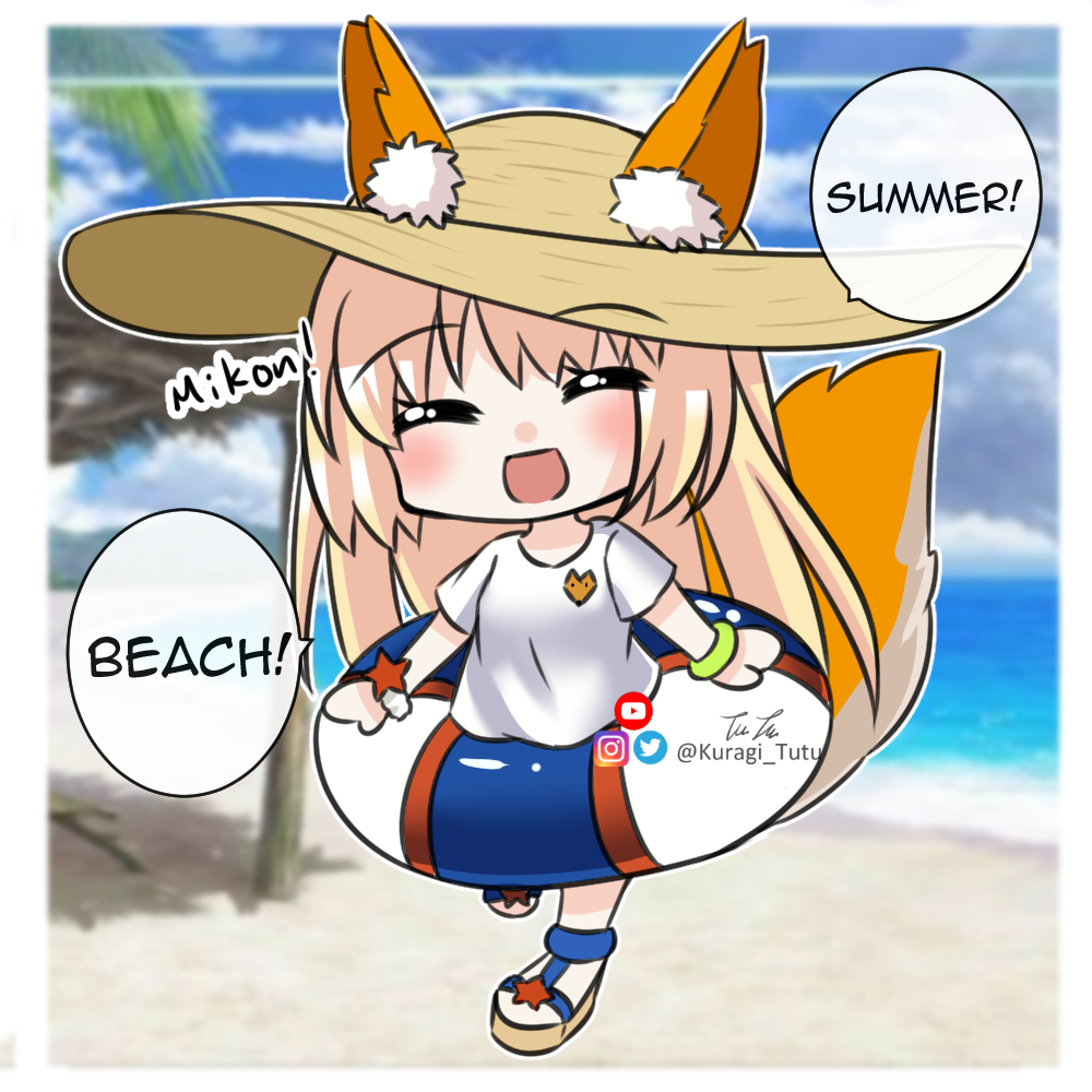Kuragi_Tutu's tweet photo. Castober (2026) Day 4: (Summer) Tamamo
(Who should I dress Castoria up as next?)
#fgo #castoria https://t.co/X74KZzxLhM