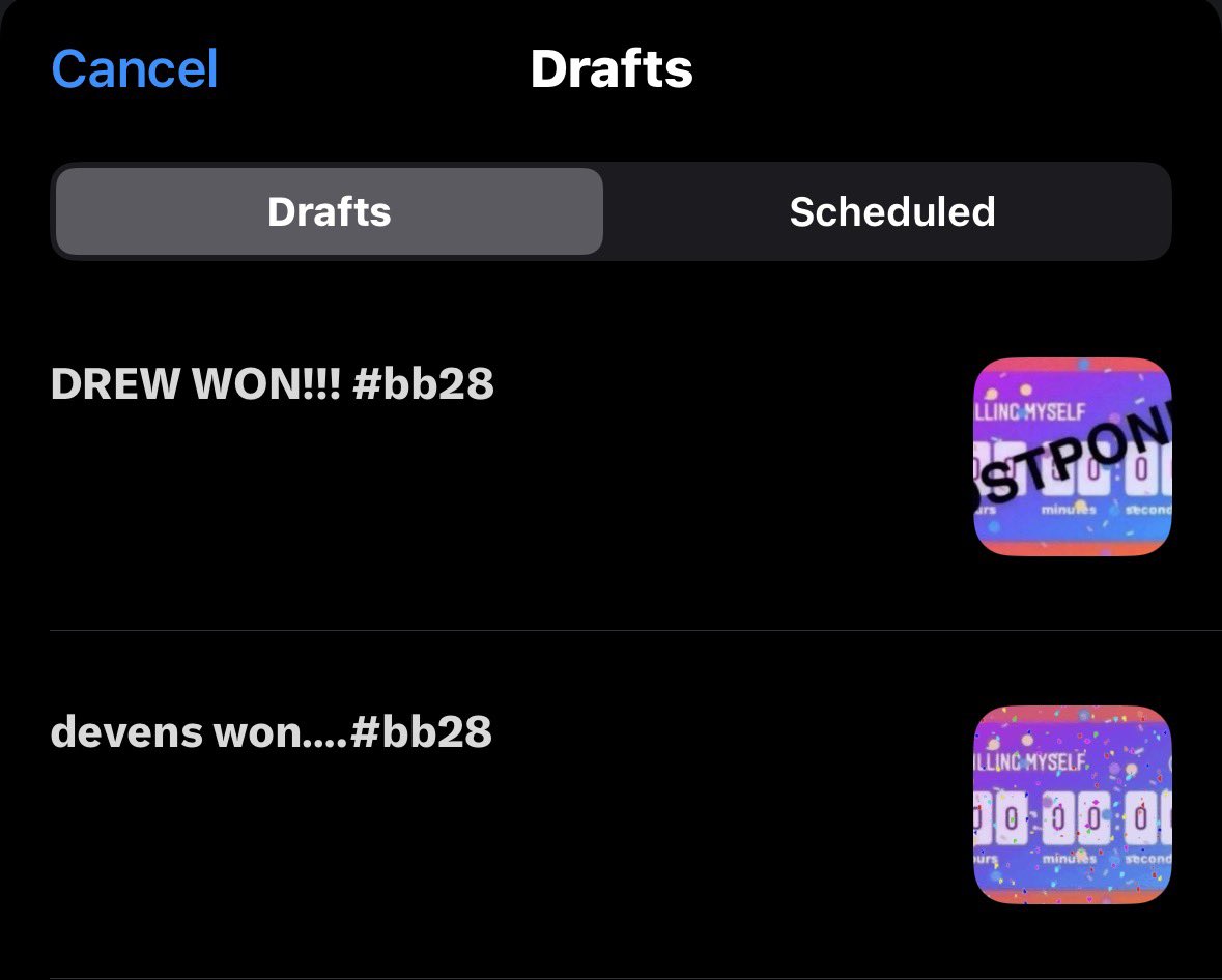 moneyssheist's tweet photo. prepared for whatever outcome tonight #bb28 https://t.co/WRtktJVuCU