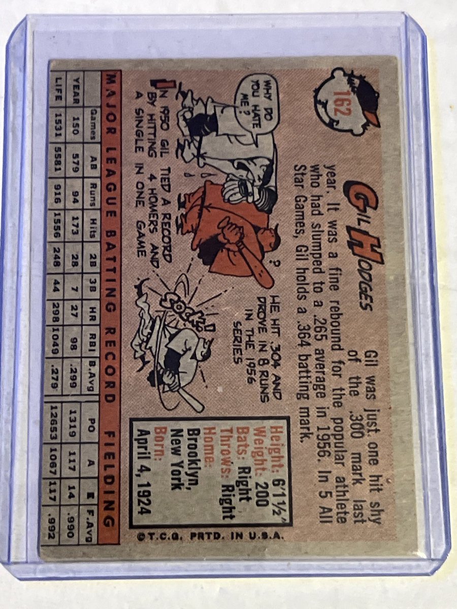 SignedCards's tweet photo. $5 Pwe 1958 topps Gil Hodges https://t.co/i4xzBOpSil